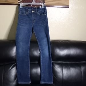 Dark wash children's jeans